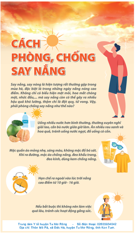 PHÒNG CHỐNG SAY NẮNG, SAY NÓNG